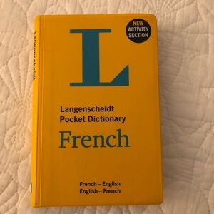 Langenscheidt Pocket Dictionary French - Yellow